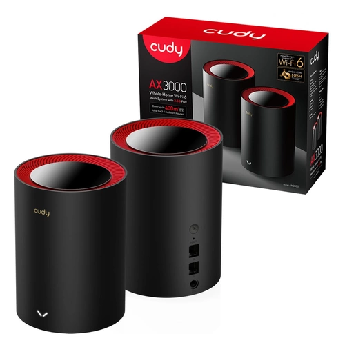 Point d'accès Cudy M3000(2-PACK) 2.4 GHz | 5 GHz 2402 Mbps 802.11 a/b/g/n/ac/ax
