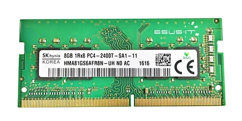 Mémoire RAM 1x 8GB Hynix SO-DIMM DDR4 2400MHz PC4-19200 | HMA81GS6AFR8N-UH