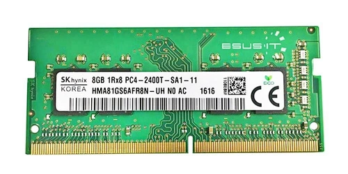 Mémoire RAM 1x 8GB Hynix SO-DIMM DDR4 2400MHz PC4-19200 | HMA81GS6AFR8N-UH