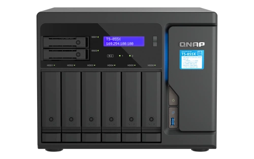 Serveur NAS QNAP TS-855X-8G 8x SSD | HDD SATA 8GB RAM