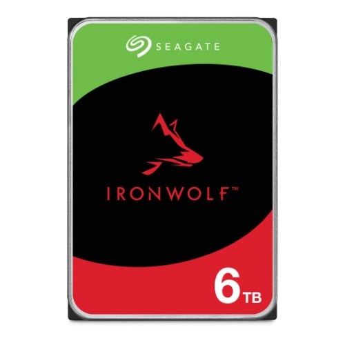 Disque dur Seagate IronWolf 3.5'' HDD 6TB 5400RPM SATA 6Gb/s 256MB | ST6000VN006