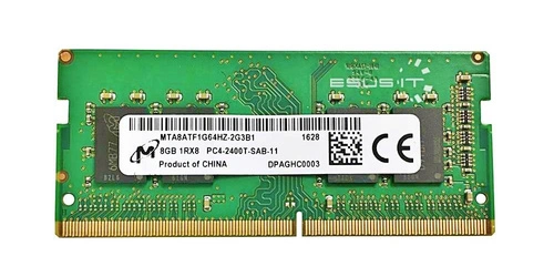Mémoire RAM 1x 8GB Micron SO-DIMM DDR4 2400MHz PC4-19200 | MTA8ATF1G64HZ-2G3