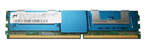 Mémoire RAM 1x 2GB Micron FULLY BUFFERED DDR2 667MHz PC2-5300 FULLY BUFFERED | MT36HTF25672FY-667B3E3