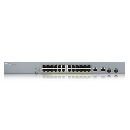 Commutateur Zyxel GS1350-26HP-EU0101F 24x 1Gb 2x RJ-45/SFP combo ports 375W PoE+