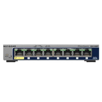 Przełącznik Netgear GS108T-200GES | 128 kB | 16 Gb/s | 8x Port Ethernet