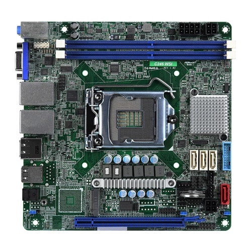 Carte mère Asrock Rack C246 WSI LGA1151 Mini-ATX | C246 WSI