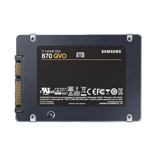 Disque dur SSD Samsung 870 QVO 8000GB 2.5'' SATA 6Gb/s QLC | MZ-77Q8T0BW