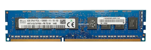 Mémoire RAM 1x 8GB Hynix ECC UNBUFFERED DDR3 2Rx8 1600MHz PC3-12800 UDIMM | HMT41GU7AFR8A-PB