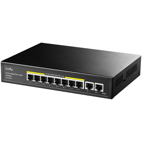 Commutateur Cudy GS1010PE 10x 1Gb 120 W PoE+