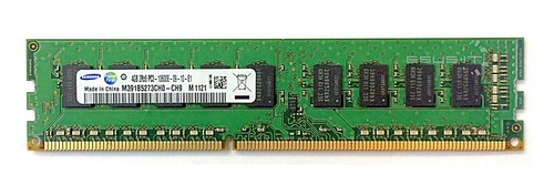 Mémoire RAM 1x 4GB Samsung ECC UNBUFFERED DDR3 1333MHz PC3-10600 UDIMM | M391B5273CH0-CH9