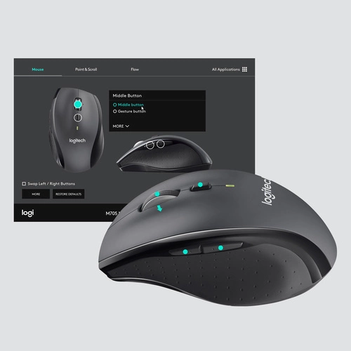 Sans fil souris Logitech Customizable Mouse M705 910-006034