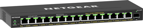 Commutateur Netgear GS316EPP-100PES 15x 1Gb 1x SFP 231 W PoE+