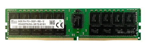 Mémoire RAM 1x 64GB Hynix ECC REGISTERED DDR4 2Rx4 2933MHz PC4-23400 RDIMM | HMAA8GR7MJR4N-WM