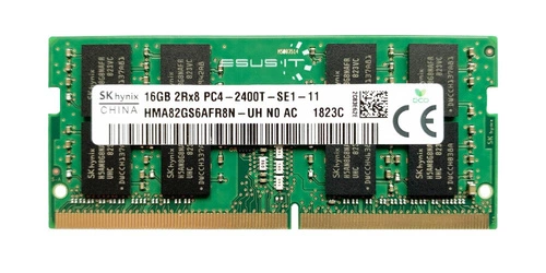 Mémoire RAM 1x 16GB Hynix SO-DIMM DDR4 2400MHz PC4-19200 | HMA82GS6AFR8N-UH