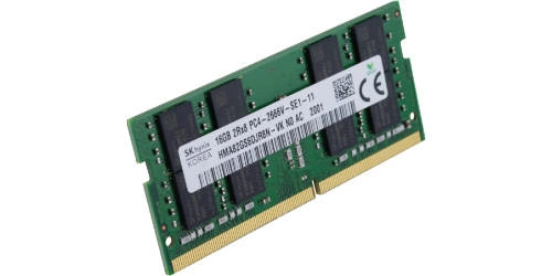 Mémoire RAM 1x 16GB Hynix SO-DIMM DDR4 2666MHz PC4-21300 | HMA82GS6JJR8N-VK