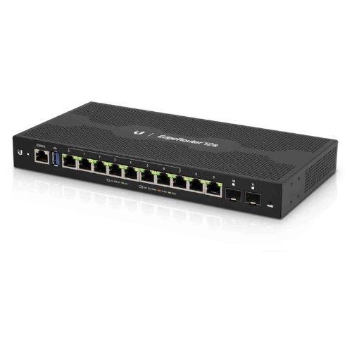 Router Ubiquiti ER-12P 10x RJ-45 10/100/1000 Mb/s 2x SFP Port