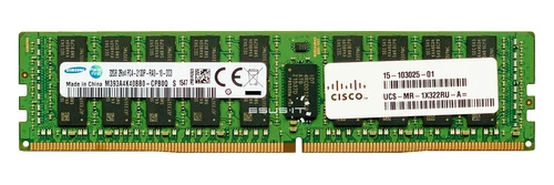 Mémoire RAM 1x 32GB Samsung ECC REGISTERED DDR4 2Rx4 2133MHz PC4-17000 RDIMM | M393A4K40BB0-CPB