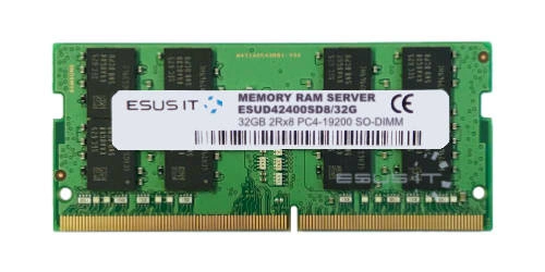 Mémoire RAM 1x 32GB ESUS IT SO-DIMM DDR4 2400MHz PC4-19200 | ESUD42400SD8/32G