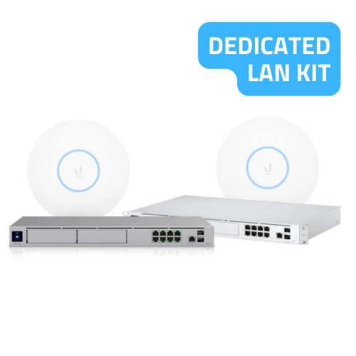 Kit Ubiquiti dédié à la construction d'un réseau local de 30 à 50 utilisateurs