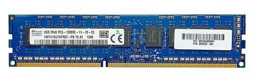 Mémoire RAM 1x 8GB Hynix ECC UNBUFFERED DDR3 1600MHz PC3-12800 UDIMM | HMT41GU7AFR8C-PB