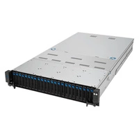 Plateforme serveur ASUS 2U RS720A-E12-RS24U/10G/2.6kW/24NVMe/GPU 90SF02E1-M00C00 AMD x 2 DDR5 x 24 24 x 2.5" SATA/SAS/NVME PSU 1+1