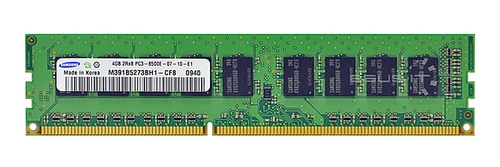 Mémoire RAM 1x 4GB Samsung ECC UNBUFFERED DDR3 1066MHz PC3-8500 UDIMM | M391B5273BH1-CF8 