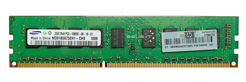 Mémoire RAM 1x 2GB Samsung ECC UNBUFFERED DDR3 2Rx8 1333MHz PC3-10600 UDIMM | M391B5673EH1-CH9