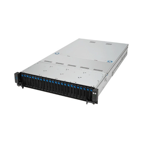 Plateforme serveur ASUS 2U RS520A-E12-RS24U/1G/1.6kW/16NVMe/FAN/RH/OCP/GPU 90SF02G1-M00350 AMD x 1 DDR5 x 24 24+2 x 2.5" SATA/SAS/NVME PSU 1+1