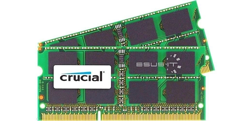 Mémoire RAM 2x 8GB Crucial SO-DIMM DDR3 1600MHz PC3-12800 | CT2KIT102464BF160B