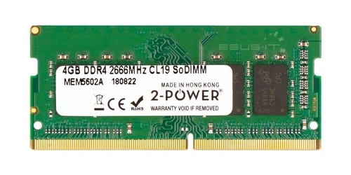 Mémoire RAM 1x 4GB 2-POWER SO-DIMM DDR4 2666MHz PC4-21300 | MEM5602A