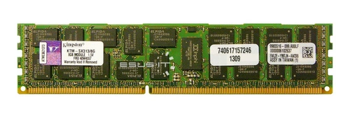 Mémoire RAM 1x 8GB Kingston ECC REGISTERED DDR3 2Rx4 1333MHz PC3-10600 RDIMM | KTM-SX313/8G
