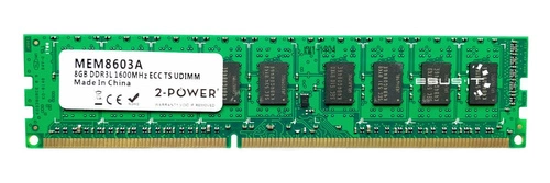 Mémoire RAM 1x 4GB 2-POWER ECC UNBUFFERED DDR3 1600MHz PC3-12800 UDIMM | MEM8602A