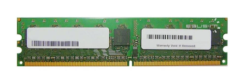 Mémoire RAM 1x 2GB Kingston ECC UNBUFFERED DDR2 533MHz PC2-4200 UDIMM | KVR533D2E4K2/2G