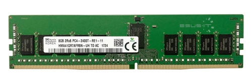Mémoire RAM 1x 8GB Hynix ECC REGISTERED DDR4 2Rx8 2400MHz PC4-19200 RDIMM | HMA41GR7AFR8N-UH