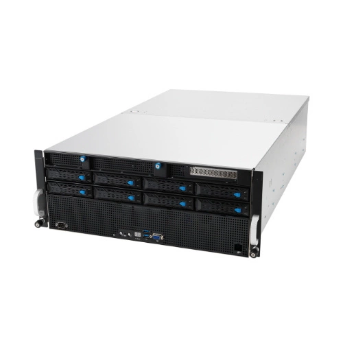 Plateforme serveur ASUS 4U ESC8000A-E11-SKU4/2.2KW(2+2)/3PCIe/2NVMe 90SF0212-M00980 AMD x 2 DDR4 x 32 10 x 2.5" SATA/SAS+2NVME PSU 2+2