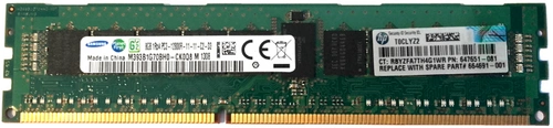 Mémoire RAM 1x 8GB Samsung ECC REGISTERED DDR3 1600MHz PC3-12800 RDIMM | M393B1G70BH0-CK0