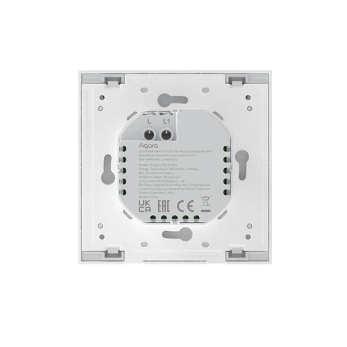 Interrupteur intelligent Aqara Interrupteur mural intelligent H1 EU (sans neutre) | WS-EUK01