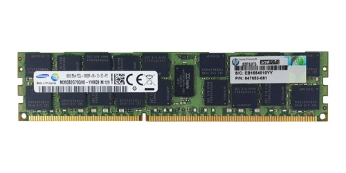 Mémoire RAM 1x 16GB Samsung ECC REGISTERED DDR3 1333MHz PC3-10600 RDIMM | M393B2G70QH0-YH9