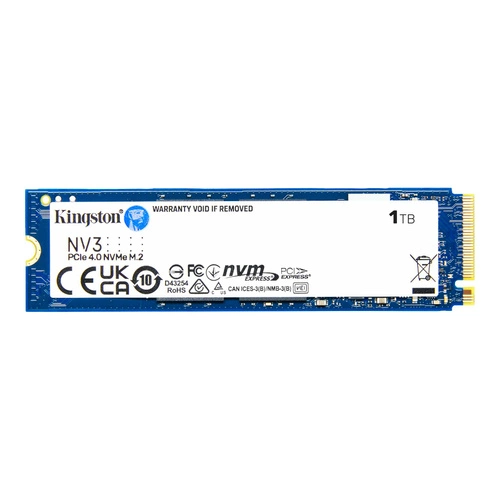 Disque dur SSD Kingston NV3 1TB M.2 NVMe 4.0 | SNV3S/1000G