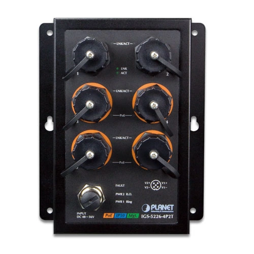 Commutateur Planet IGS-5226-4P2T 6x 1Gb 144 W PoE+