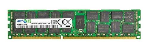 Mémoire RAM 1x 16GB Samsung ECC REGISTERED DDR3 1333MHz PC3-10600 RDIMM | M393B2G70QH0-YH9