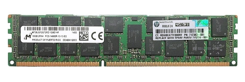 Mémoire RAM 1x 16GB Micron ECC REGISTERED DDR3 1866MHz PC3-14900 RDIMM | MT36JSF2G72PZ-1G9