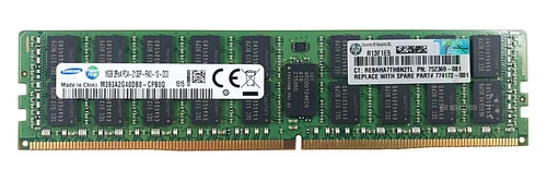 Mémoire RAM 1x 16GB Samsung ECC REGISTERED DDR4 2133MHz PC4-17000 RDIMM | M393A2G40DB0-CPB