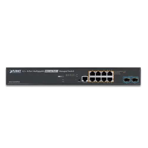Commutateur Planet MGS-5220-8P2X 8x 1Gb 2x SFP+ 200 W PoE+
