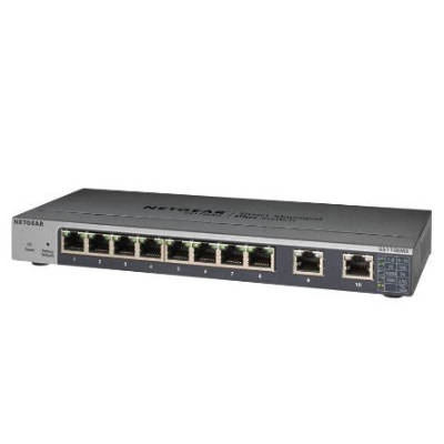 Switch Netgear GS110EMX-100PES 8x 10/100/1000 | 2x 10/100/1000/10000