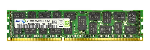 Mémoire RAM 1x 8GB Samsung ECC REGISTERED DDR3 2Rx4 1333MHz PC3-10600 RDIMM | M393B1K70DH0-YH9