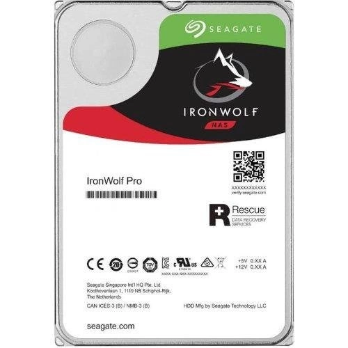 Disque dur Seagate IronWolf PRO 3.5'' HDD 14000GB 7200RPM SATA 6Gb/s 256MB | ST14000NE0008