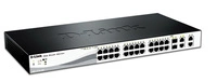 Commutateur D-Link DGS-1210-28P 24x 1Gb 4x RJ-45/SFP 193 W PoE+