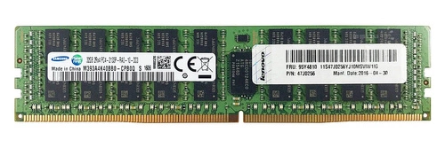 Mémoire RAM 1x 32GB Lenovo ThinkServer & System X DDR4 2Rx4 2133MHz ECC REGISTERED DIMM | 47J0256 
