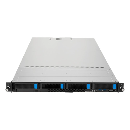 Plateforme serveur ASUS 1U RS700A-E12-RS4U/10G/2.6kW/4NVMe/GPU 90SF02D1-M00910 AMD x 2 DDR5 x 24 4 x 3.5" NVME/SATA/SAS PSU 1+1